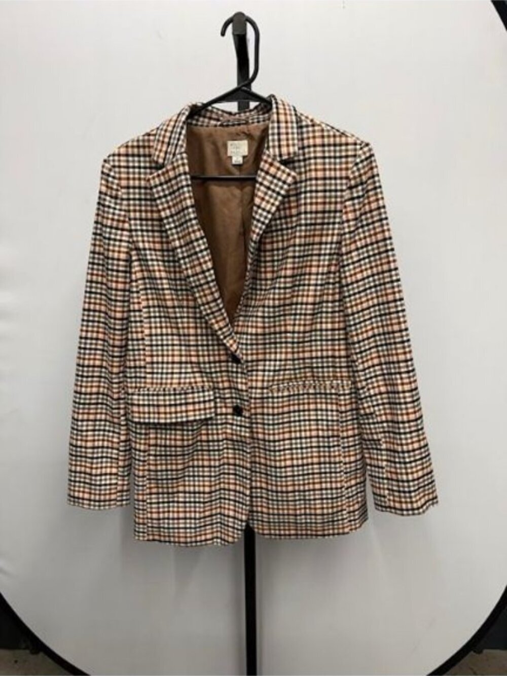 A New Day Multicolor Checkered Blazer